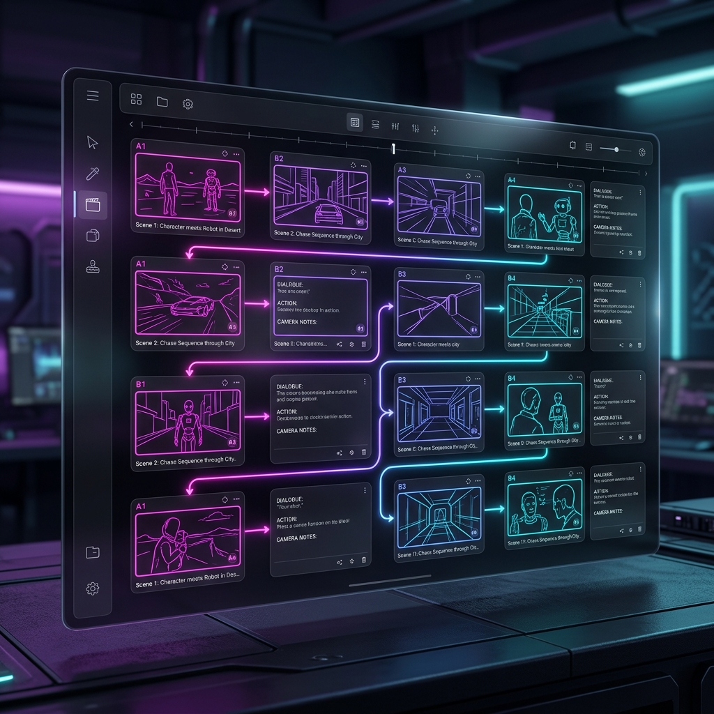 Storyboard Editor Mockup